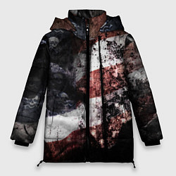 Куртка зимняя женская США, цвет: 3D-черный