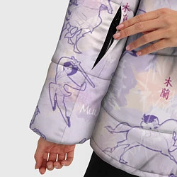 Куртка зимняя женская Fa Ping Pattern, цвет: 3D-черный — фото 2