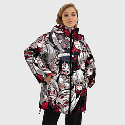 Куртка зимняя женская Helltaker, цвет: 3D-светло-серый — фото 2