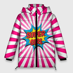 Куртка зимняя женская Super Girl, цвет: 3D-красный