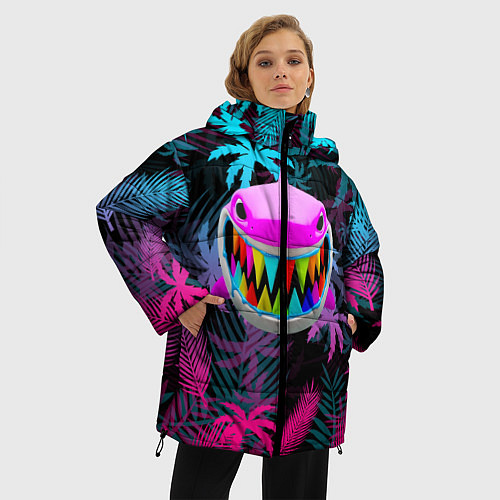 Женская зимняя куртка 6IX9INE 69 / 3D-Черный – фото 3