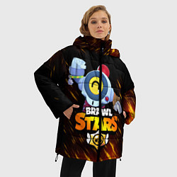 Куртка зимняя женская BRAWL STARS NANI, цвет: 3D-черный — фото 2