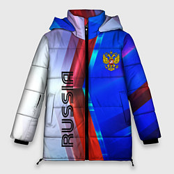 Куртка зимняя женская RUSSIA SPORT, цвет: 3D-черный