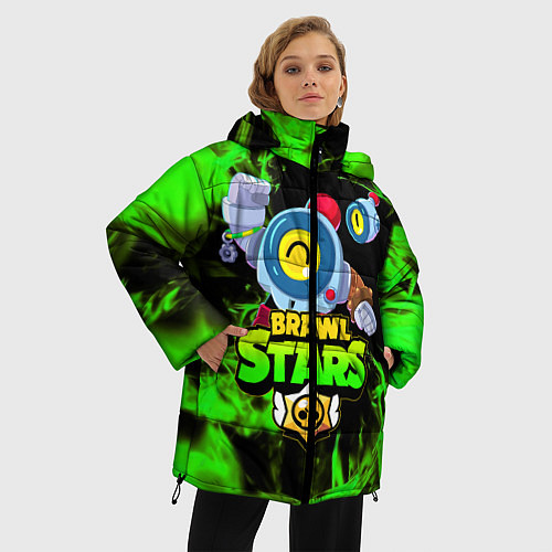 Женская зимняя куртка BRAWL STARS NANI / 3D-Черный – фото 3