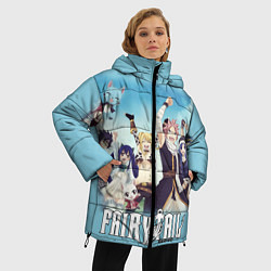 Куртка зимняя женская FAIRY TAIL ХВОСТ ФЕИ, цвет: 3D-черный — фото 2