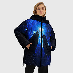 Куртка зимняя женская ВОЛКИ D, цвет: 3D-светло-серый — фото 2