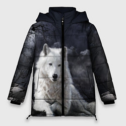 Куртка зимняя женская БЕЛЫЙ ВОЛК D, цвет: 3D-черный
