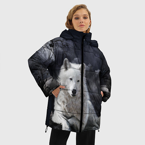 Женская зимняя куртка БЕЛЫЙ ВОЛК D / 3D-Черный – фото 3