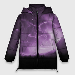 Куртка зимняя женская ВОЛКИ СОЗВЕЗДИЯ D, цвет: 3D-черный