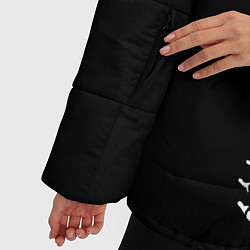 Куртка зимняя женская Шаурма, цвет: 3D-черный — фото 2