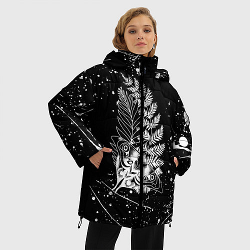 Женская зимняя куртка ОДНИ ИЗ НАС ТАТУ ЭЛЛИ / 3D-Черный – фото 3