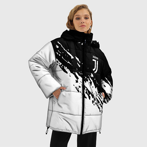 Женская зимняя куртка JUVENTUS / 3D-Черный – фото 3