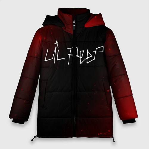 Женская зимняя куртка LIL PEEP ЛИЛ ПИП / 3D-Красный – фото 1