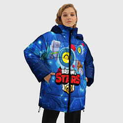 Куртка зимняя женская BRAWL STARS NANI НАНИ, цвет: 3D-светло-серый — фото 2