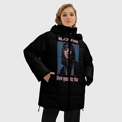 Куртка зимняя женская BLACKPINK - Lisa, цвет: 3D-черный — фото 2