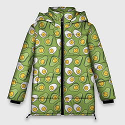 Куртка зимняя женская Avocado and Eggs, цвет: 3D-красный