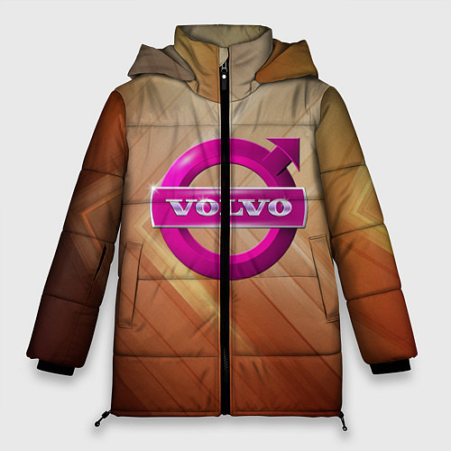 Женская зимняя куртка Volvo / 3D-Красный – фото 1