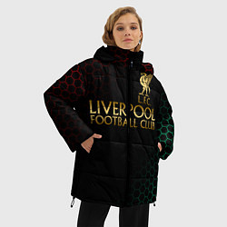 Куртка зимняя женская LIVERPOOL ЛИВЕРПУЛЬ, цвет: 3D-черный — фото 2