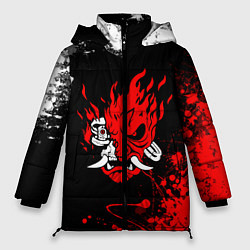 Куртка зимняя женская CYBERPUNK 2077, цвет: 3D-светло-серый