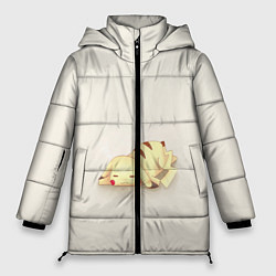 Куртка зимняя женская Пикачу очень устал и уснул, цвет: 3D-черный