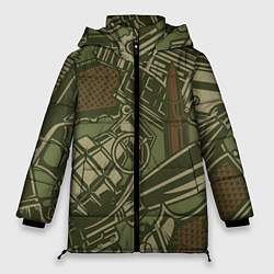 Женская зимняя куртка Военный инвентарь Z