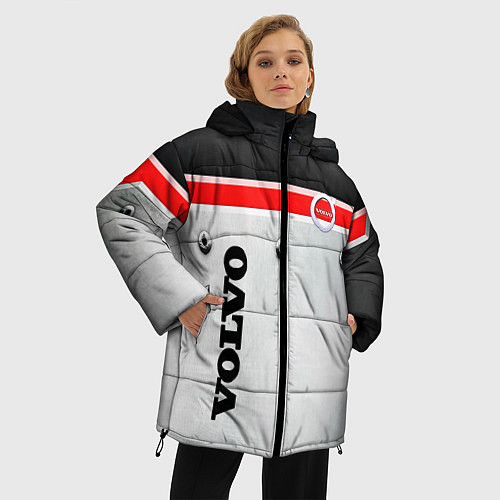 Женская зимняя куртка VOLVO / 3D-Черный – фото 3