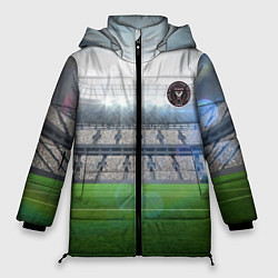 Куртка зимняя женская FC INTER MIAMI, цвет: 3D-черный