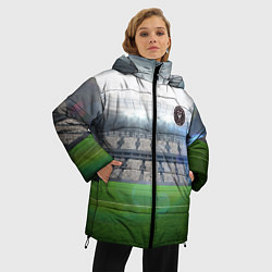 Куртка зимняя женская FC INTER MIAMI, цвет: 3D-черный — фото 2