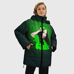 Куртка зимняя женская Билли айлиш, цвет: 3D-светло-серый — фото 2