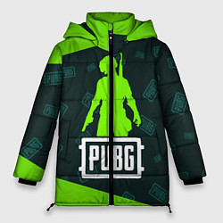 Куртка зимняя женская PUBG ПАБГ, цвет: 3D-черный
