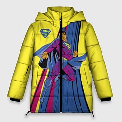 Куртка зимняя женская Superman, цвет: 3D-черный