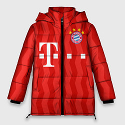Куртка зимняя женская FC Bayern Munchen униформа, цвет: 3D-красный