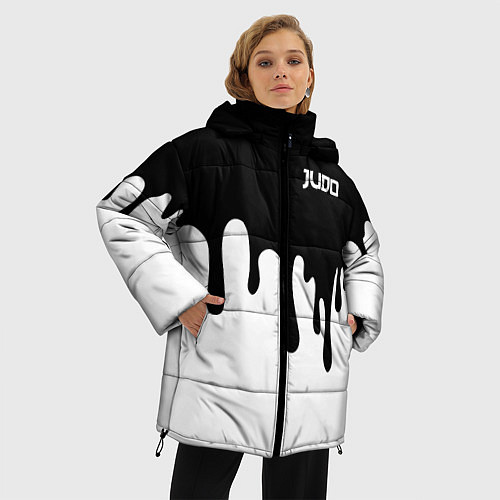 Женская зимняя куртка Judo / 3D-Черный – фото 3