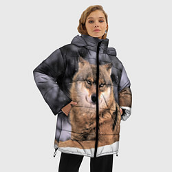 Куртка зимняя женская Wolf Волк, цвет: 3D-светло-серый — фото 2