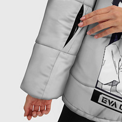 Куртка зимняя женская Синдзи Икари, цвет: 3D-черный — фото 2