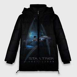 Куртка зимняя женская Star Trek, цвет: 3D-черный