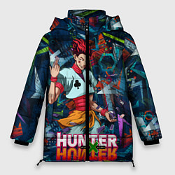 Куртка зимняя женская Хисока Hunter x Hunter, цвет: 3D-черный