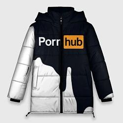 Куртка зимняя женская Pornhub, цвет: 3D-черный