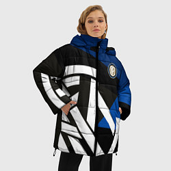 Куртка зимняя женская INTER EXLUSIVE, цвет: 3D-черный — фото 2