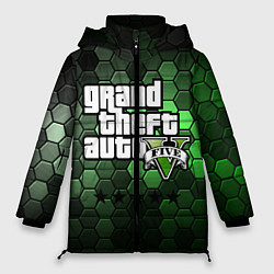 Куртка зимняя женская GTA 5 ГТА 5, цвет: 3D-черный