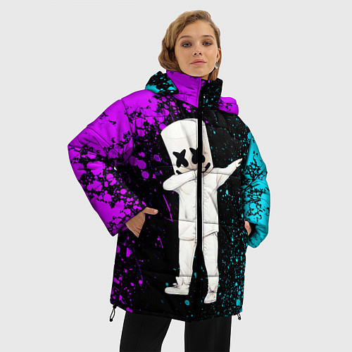 Женская зимняя куртка MARSHMELLO / 3D-Черный – фото 3
