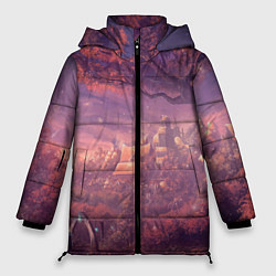 Куртка зимняя женская Fantasy Forest, цвет: 3D-красный