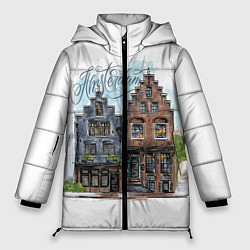 Куртка зимняя женская Амстердам, цвет: 3D-черный