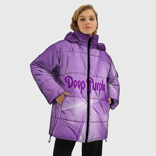 Женская зимняя куртка Deep Purple / 3D-Черный – фото 3