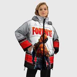 Куртка зимняя женская FORTNITE GAME, цвет: 3D-черный — фото 2