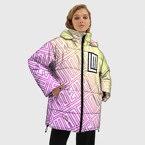 Женская зимняя куртка LINDEMANN ЛИНДЕМАНН / 3D-Черный – фото 3
