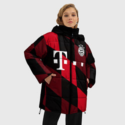 Куртка зимняя женская ФК Бавария Мюнхен, цвет: 3D-черный — фото 2