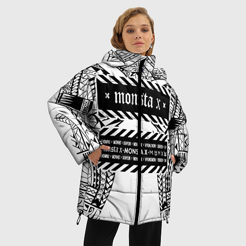 Женская зимняя куртка Monsta X / 3D-Черный – фото 3