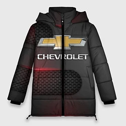 Куртка зимняя женская CHEVROLET, цвет: 3D-светло-серый
