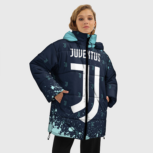 Женская зимняя куртка JUVENTUS ЮВЕНТУС / 3D-Черный – фото 3
